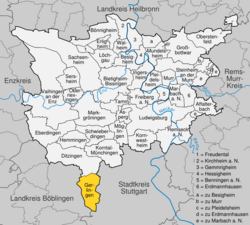 Gerlingen im Landkreis Ludwigsburg
